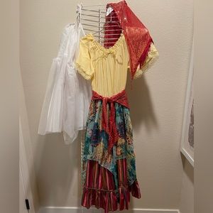 Colorful Gypsy Kids Costume
